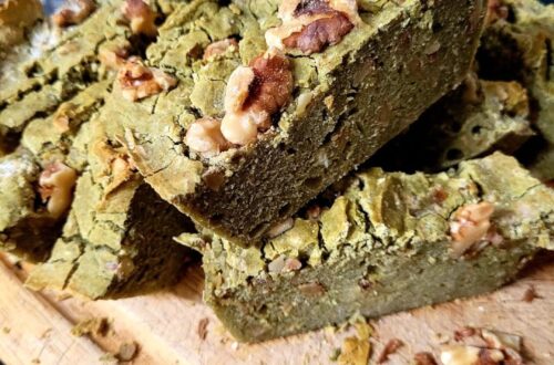 ~Matcha and Walnut Bake